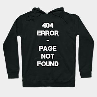 404 Error - Page not found Hoodie